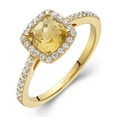 thumbnail image 4 of Lafonn Aria Sterling Silver Gold Plated Citrine Ring, 4 of 5