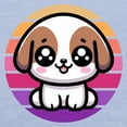 thumbnail image 3 of CafePress - Cute Puppy Dog Retro Sunset T Shirt - Cute Toddler T-Shirt, 100% Cotton, 3 of 4