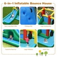 thumbnail image 4 of Costway Inflatable Slide Water Park Climbing Bouncer Bounce House w/Tunnel & 735W Blower, 4 of 10