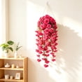 thumbnail image 4 of Leodye 1PCS Artificial Hanging Flowers, Realistic Faux Floral Wall Decor with Rattan for Indoor Home Scene Arrangement -29.52IN, 4 of 6