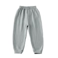 thumbnail image 6 of BOBOGOJP Toddler Corduroy Pants for Boys&Girls, Toddler Sweatpants with Tie Up Design for Winter&Autumn Grey,Size 12-18 Months, 6 of 6