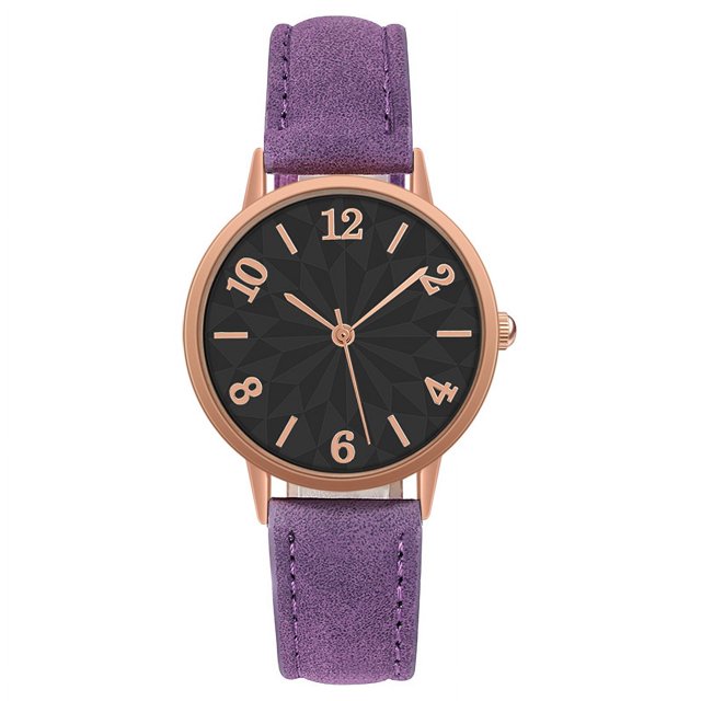 Comercio exterior transfronterizo nuevo reloj de cuarzo con cinturón esmerilado para mujer literal digital árabe en stock al por mayor Reloj