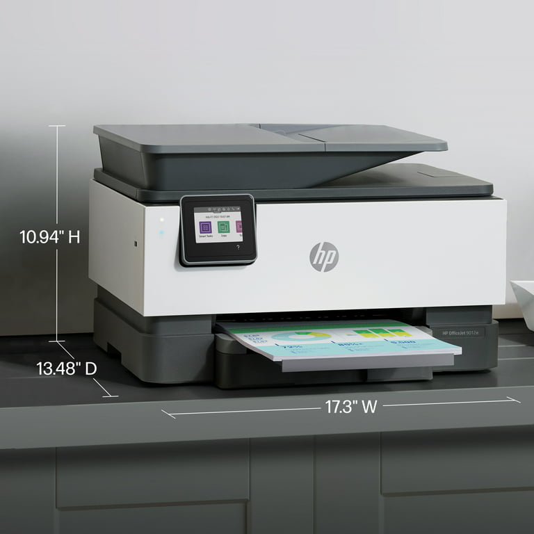 Optimal dyb Politibetjent HP OfficeJet 9012e All-in-One Wireless Color Inkjet Printer - 6 Months Free  Instant Ink with HP+ - Walmart.com