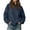 Navy, variant on Women's Oversized Solid Color Hoodie,Long Sleeve Loose Fit Pullover Casual Basic Sweatshirt,Vacation Travel Outfit