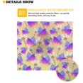 thumbnail image 3 of Door Mat Doormat for Entry Garage Patio Kitchen Bathroom Anti-Slip Shoes Carpet Entry Way Area Mats Home Decor Indoor Rug, Bohemian Hawaii Floral Sea Turtle Pink 15.7 x 20.7In, 3 of 8