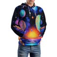thumbnail image 5 of Galaxy Dream Planets-2 Men's Women New Sweatshirt Hoodie Men's Plus Size Sweatshirt Hooded Sweatshirt 3d Printed Street Men's Cloth, 5 of 6