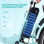 Viribus MC 350 Electric Tricycle for Adults, 24 7-Speed Folding Electric Tricycle with 350W Motor 36V 13Ah Battery Blue,Certified to UL 2849 by SGS