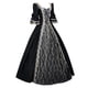 thumbnail image 2 of WILLBEST Vestidos Verano para Mujer Vestido Largo de Manga Trompeta de Color Sólido Estilo Retro para Mujer Grande, 2 of 3