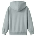 thumbnail image 3 of Abcomgle Girls 2 Piece Outfits Size 10-12 Oversized Half Zip Hooded Girls Zip Up Hoodie and Warm Sweatpants Athletic Tracksuit for Girls,Gray,13-14Years, 3 of 8