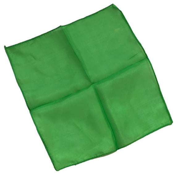 London Magic Works Magicians Silks With Tricks (green, 9)