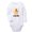 White, variant on ® Little One Funny Rompers, Newborn Baby Unisex Bodysuits, Infant Animal Duck Graphic Jumpsuits, Toddler Kids Long Sleeve Oufits (White, 0-6 Months)