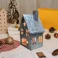 thumbnail image 4 of kkbbma Savings Clearance House Candle Holder, Metal Art Hollow House Candle Holders, Farmhouse Tealight Holder, Candle Lantern Desktop Decorations for Home Christmas Decor, 4 of 6