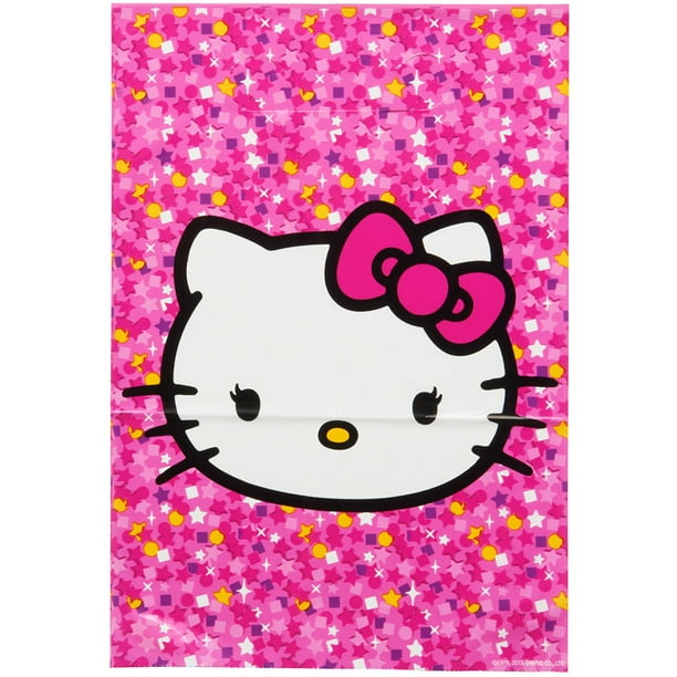 Hello Kitty Party Favor Treat Bags, 8ct