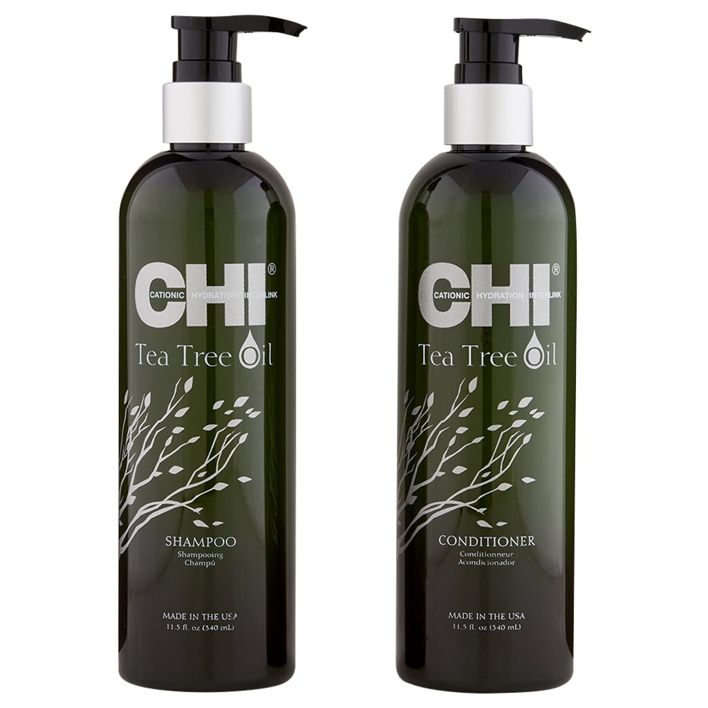 Elasticiteit Gevoel van schuld vroegrijp CHI Tea Tree Oil Shampoo & Conditioner 12 oz - Walmart.com