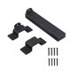 thumbnail image 1 of Slide Gate Latch,Slide Gate Latch Lock with Padlock Hole, Suitable for Wooden Fences,Barn Door Lock,Outdoor,Fence,Courtyard,Shed Lock,Cottages, Cabinet,Matte Black, 1 of 5