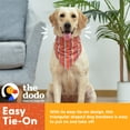 thumbnail image 4 of The Dodo Striped Dog Bandana, Multicolor, One Size Pet Apparel, 4 of 7