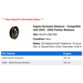 thumbnail image 2 of Engine Harmonic Balancer - Compatible with 2005 - 2006 Pontiac Montana, 2 of 2