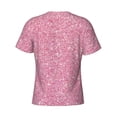 thumbnail image 6 of Vsdgher Glitter Print Men's Dry Fit Mesh Athletic Shirts Moisture Wicking Tennis T-Shirt Tops, 6 of 9