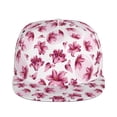 thumbnail image 2 of Fotbe Lilies Flowers Flat Bill Visor Cap Classic Snapback Hat Polyester Foam Trucker Hat Trucker Cap Adjustable Baseball Cap, 2 of 9