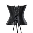 thumbnail image 4 of MISS MOLY Women's Victorian Corset Bustier Top Zipper Basque Overbust Dress Bonded Waist Trainer, 4 of 4