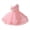 Pink, variant on IDOPIP Infant Baby Flower Girl Dress Asymmetric Shoulder 3D Flowers Toddler Wedding Formal Birthday Party Pageant Tiered Tulle Gowns Tutu Dresses 9-12 Months Pink