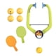 thumbnail image 4 of Juego de mesa de tenis colgante para practicar la coordinación ojo-mano, entrenador de ping pong en interiores Raquetas sólidas 4 bolas, 4 of 9
