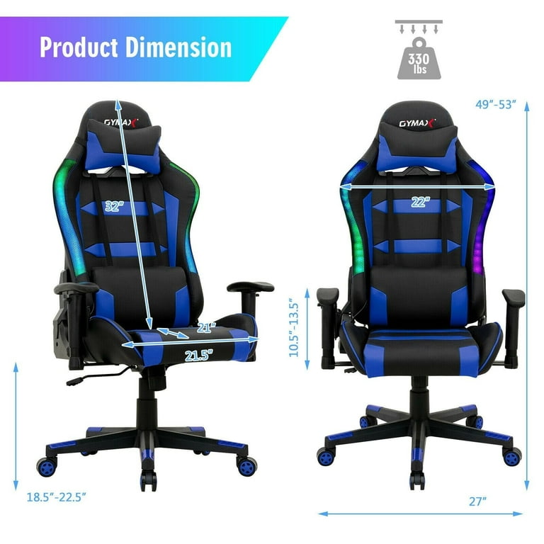 Amazon Gaming Chair With Speakers And Led Lights Gaming Chair