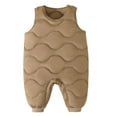 thumbnail image 5 of lnmuld Kids One-piece Solid Color Insulated Winter Jumpsuit for Boys with Detachable Straps All Weather Outdoor Play and Daily Activities Comfortable Romper Size:6-9 Months, 5 of 7