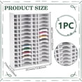 thumbnail image 2 of Ink Pad Storage Rack Stamp Organizer Holder for Desktop 28 Grids Inkpad Storage Box Inkpad Tray Organizer Rack Ink Pad Combo Racks 33.3x10.8x45cm, 2 of 5