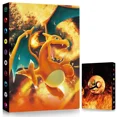 thumbnail image 1 of Trading Card Holder Card Album Binder, Protection Folder Book Collectible Card Album, 4-Pocket with 30-Pages 240-Trading Cards Capacity, Present for Children(CK5), 1 of 6