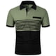 thumbnail image 1 of Camisas de Manga Larga para Hombres Casual Botón Sólido Suéter Camiseta Solapa, Poliéster Ligero para Primavera Verano, 1 of 8