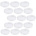 thumbnail image 4 of 24 Pcs Boîte de Protection pour Collection de Pièces en Acrylique Boîte à Pièces Boîte Ronde Transparente, 4 of 8