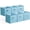 Blue, variant on 11”x11”x11” 6-Pack Foldable Storage Bins Collapsible Closet & Toy Organization Boxes Space Saving Fabric Cubes (Pink)