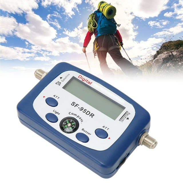 Buscador de señal de TV amplificador incorporado profesional Medidor de intensidad de señal de antena de TV Alta sensibilidad DC13-18V con sonido para red