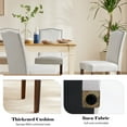 thumbnail image 6 of EDX Dining Chairs Set of 2, Parsons Chairs with Nailhead Trim and Wood Legs, 6 of 7