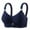 1-Dark Blue, variant on Woman Wireless Bra Thin And Comfortable Fixed Cup Bra Without Rims Gathers Breathable Underwear Daily Bra