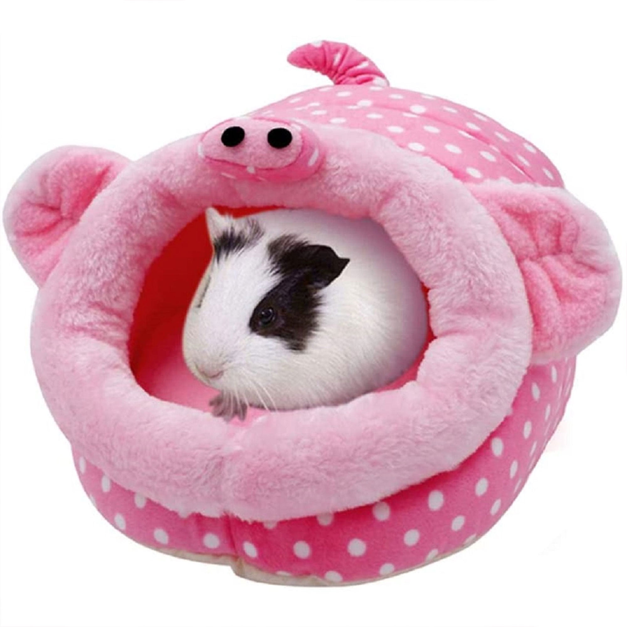 GXFC Pet Nest, Cute Cartoon Animal Shape Small Pet Bed Habitat Nest for