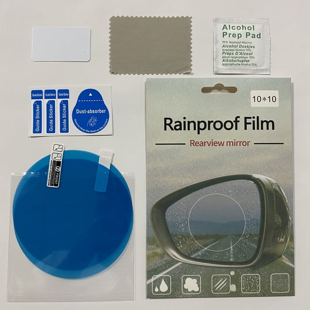 Película a prueba de lluvia para espejo retrovisor, película impermeable para ventana lateral de automóvil, película a prueba de lluvia para automóvil y camión