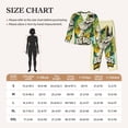 thumbnail image 4 of Yiaed Bass Fish and Water Print Pajamas Women's Long Sleeve Sleepwear Soft Button Down Loungewear Pjs Lounge Set Nightwear Womens Pajama Pants-X-Large, 4 of 7