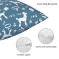 thumbnail image 3 of Pofeuu Poodle Dog Print Double-sided plush pillowcase Square Throw Pillow Covers Pillows Cover for Living Room Bedroom Sofa Couch Cushion Cover（No pillow core）-18"x18", 3 of 7