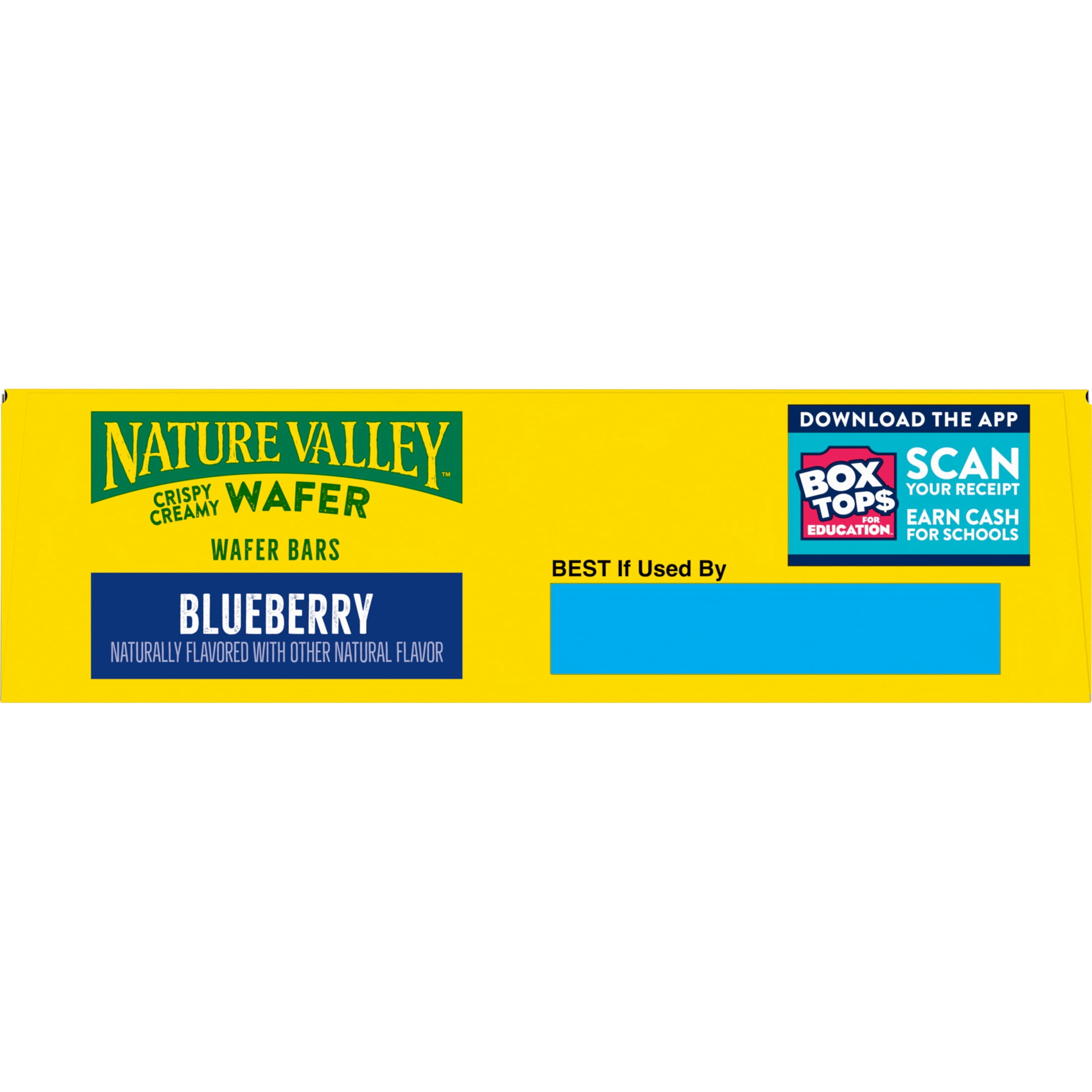(6 pack) Nature Valley Crispy Creamy Wafer Bars, Blueberry, Whole Grain, 5 Bars, 6.5 oz