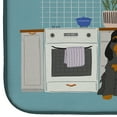 thumbnail image 4 of Carolines Treasures CK7797DDM Black Tan Cocker Spaniel Kitchen Scene Dish Drying Mat 14 x 21" multicolor, 4 of 7