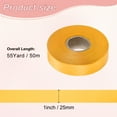 thumbnail image 3 of Uxcell 1-Pack Extra Wide Single Fold Bias Tape, 1 Inch x 55 Yards Satin Bias Tape for Sewing/Quilting/Hemming [Amarillo], 3 of 6