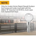 thumbnail image 3 of B03 Replacement Keys for Husky Tool Box, Hudson, Dewalt Tool Boxes, 2-Pack$$Tools & Hardware Other, 3 of 7
