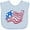 AE-Light Blue, variant on Inktastic Stylized American Flag Fourth of July Boys or Girls Baby Bib