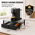 thumbnail image 5 of Eastsign Glass Coffee Pod Drawer for Nespresso Vertuo, 40-Capsule, Black, 5 of 8