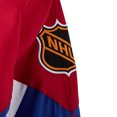 thumbnail image 5 of Men's OVO x Starter  Red Montreal Canadiens Half-Zip Hooded Jacket, 5 of 7