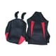 thumbnail image 4 of Fundas para sillas gaming, elásticas, ergonómicas y extraíbles, para silla de oficina, para ordenador, sillas giratorias. Negro Rojo, 4 of 8