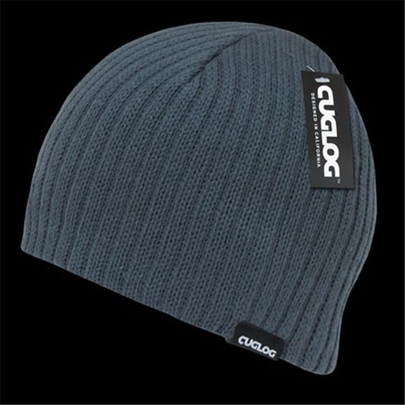 Decky K008-CHA Bonnet Acrylique Nervuré Elbruz&44; Charbon de Bois