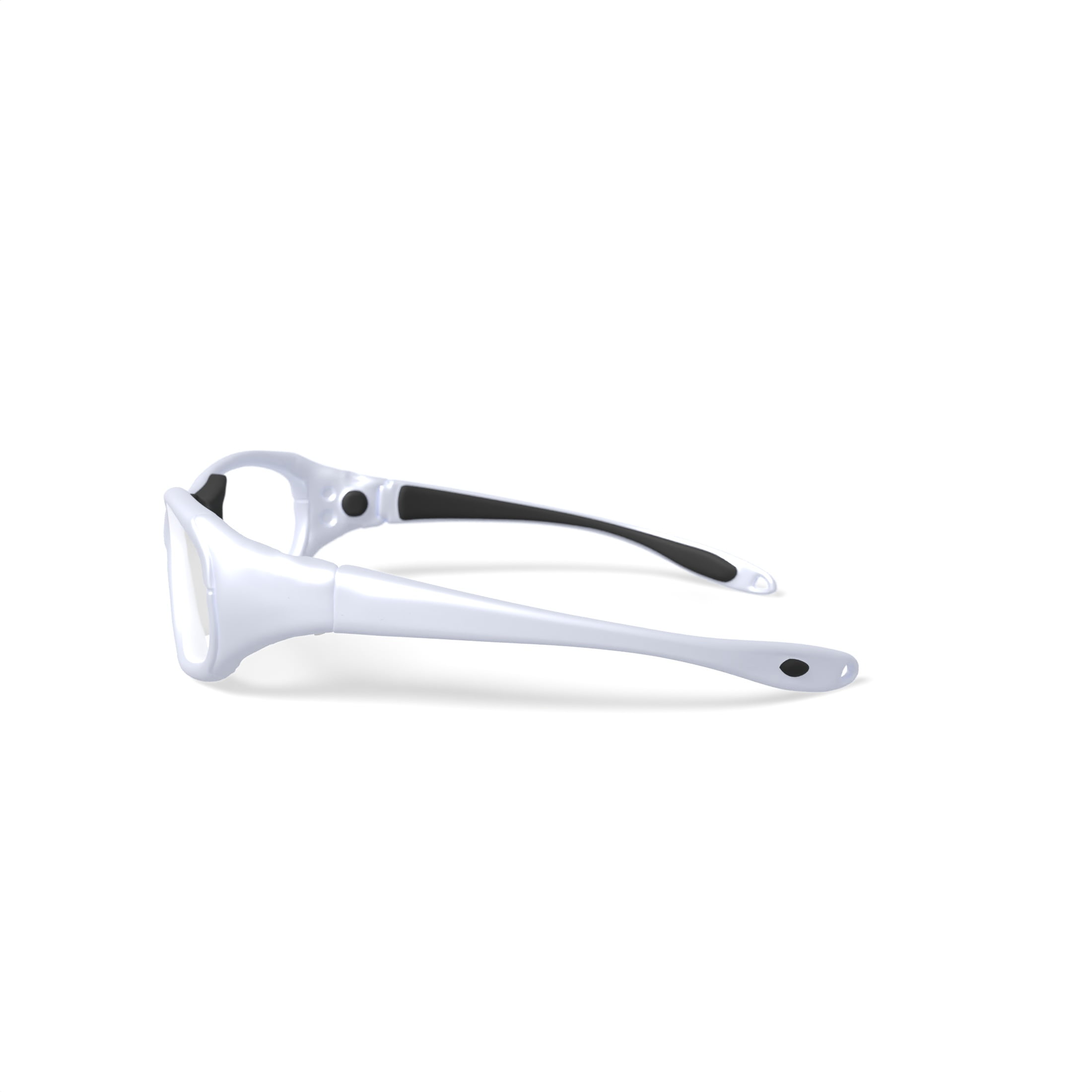 Liberty Optical Rec Sports Spec Protective Eyewear - Shiny Plated Silver